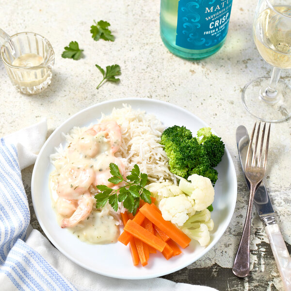 Creamy Garlic Prawns | Gourmet Meals
